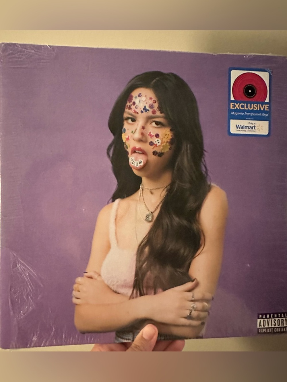 Olivia Rodrigo - Sour Vinyl Record- Limited Edition Magenta Hot Pink Transparent